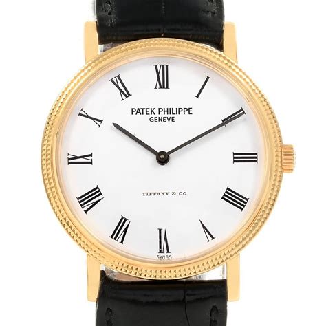 patek philippe calatrava tiffany &|Patek Philippe tiffany watch price.